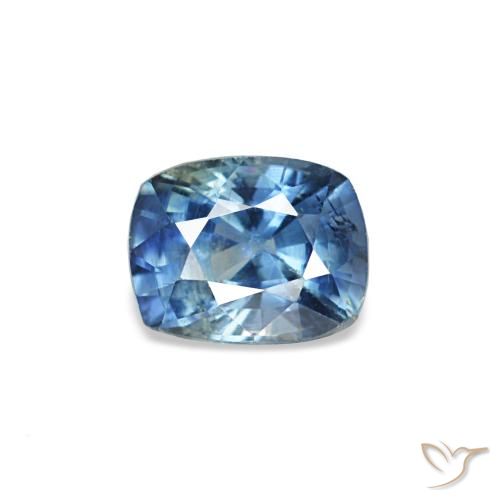Saphir Bleu foncé naturelle Coupe coussin, 0.35 ct, VS