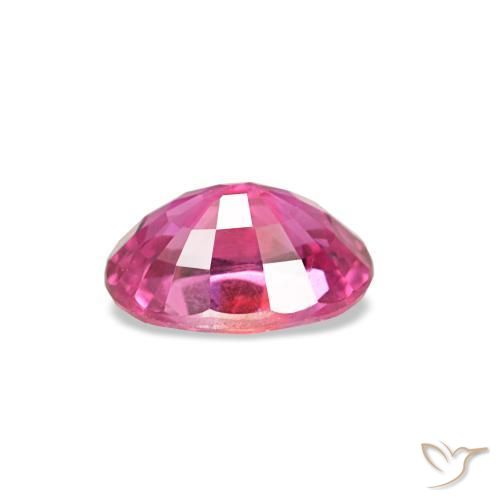 Saphir Magenta profond naturelle Coupe ovale, 0.58 ct, VS