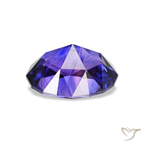 Saphir Bleu minuit naturelle Coupe ovale, 1.27 ct, VS