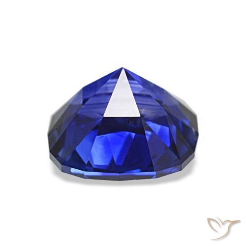 Saphir Bleu royal naturelle Coupe coussin, 1.42 ct, VS