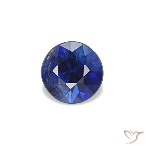 Shop natural 9.31ct Bleu foncé Saphir gems, Coupe roude, from Madagascar at GemSelect. In stock, global shipping!