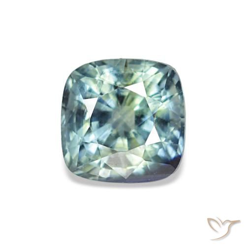 Saphir bleue de 0,67 ct, coussin, VS