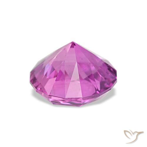 Saphir pourpre naturelle coupe roude, 1,46 ct, VS