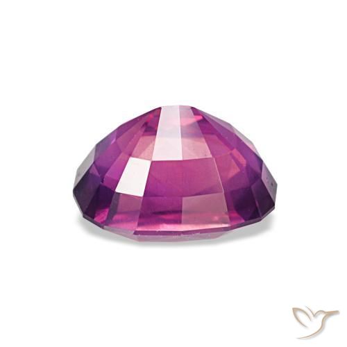 Saphir pourpre naturelle coupe coussin, 1,26 ct, VS