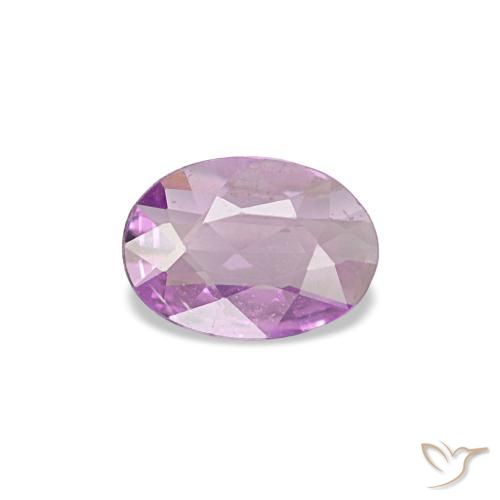 Saphir violet naturelle coupe ovale, 0,29 ct, VS