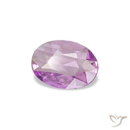 Saphir violet naturelle coupe ovale, 0,29 ct, VS