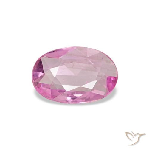 Saphir rose de 0,30 ct, ovale, VS