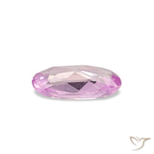 Saphir rose naturelle coupe ovale, 0,32 ct, VS