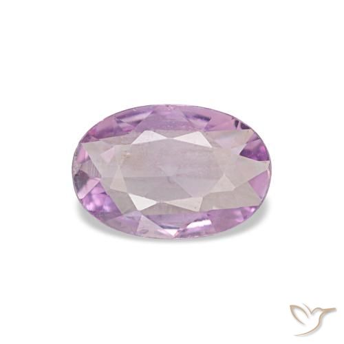 Saphir rose naturelle coupe ovale, 0,32 ct, VS