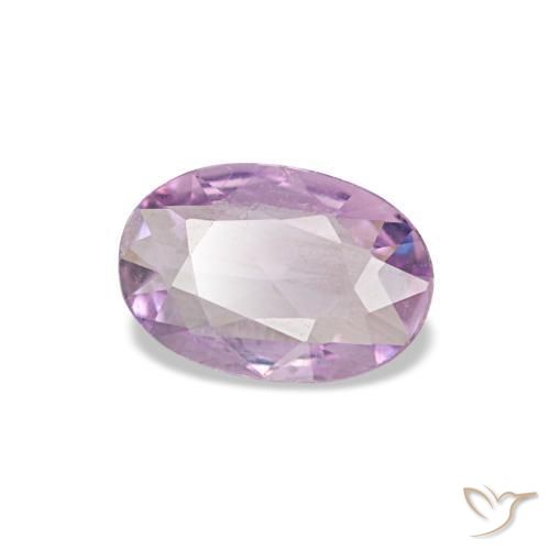 Saphir rose naturelle coupe ovale, 0,32 ct, VS