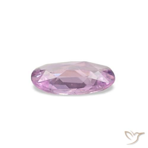 Saphir rose naturelle coupe ovale, 0,32 ct, VS