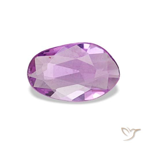 Saphir pourpre naturelle forme fantaisie, 0,43 ct, VVS-VS