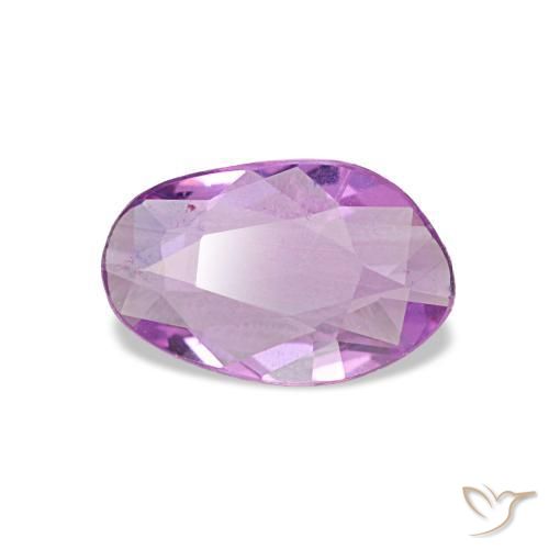 Saphir pourpre naturelle forme fantaisie, 0,43 ct, VVS-VS