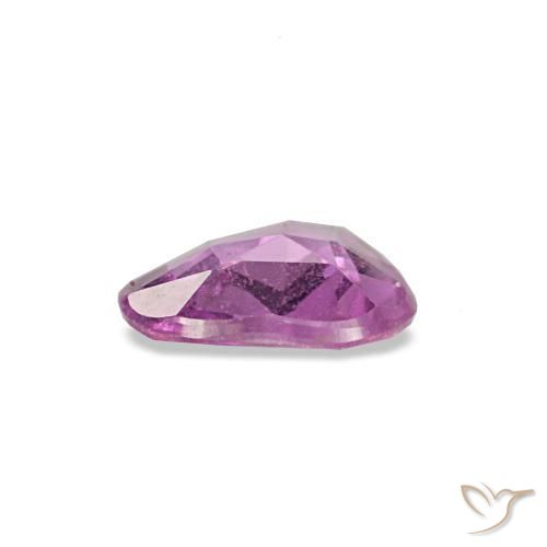 Saphir pourpre naturelle trillion, 0,40 ct, VVS-VS