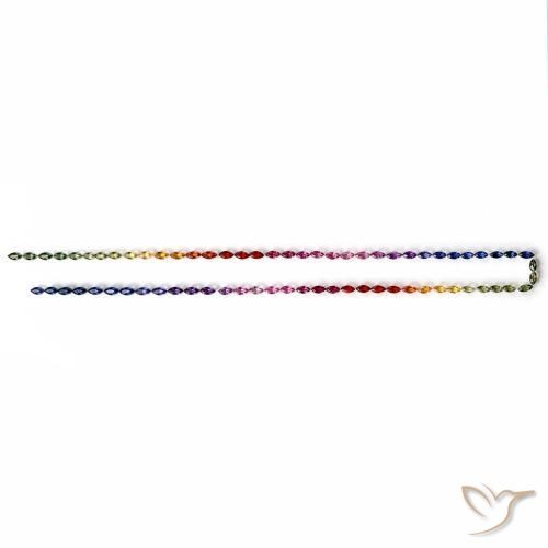Achetez naturel 11,34ct multicolore saphir gems, marquise, en provenance tanzanie chez gemselect. en stock, livraison internationale!