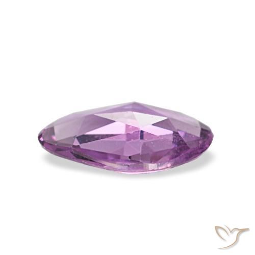 Saphir pourpre naturelle forme fantaisie, 0,52 ct, VVS-VS