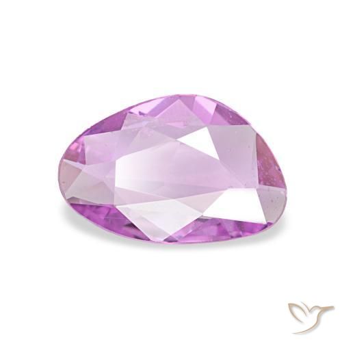 Saphir pourpre naturelle forme fantaisie, 0,47 ct, VVS-VS