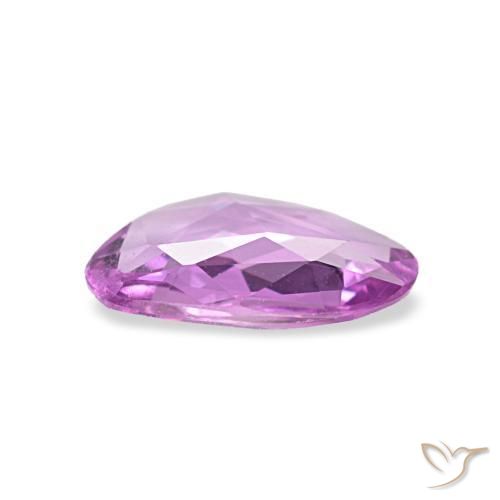 Saphir pourpre naturelle forme fantaisie, 0,47 ct, VVS-VS