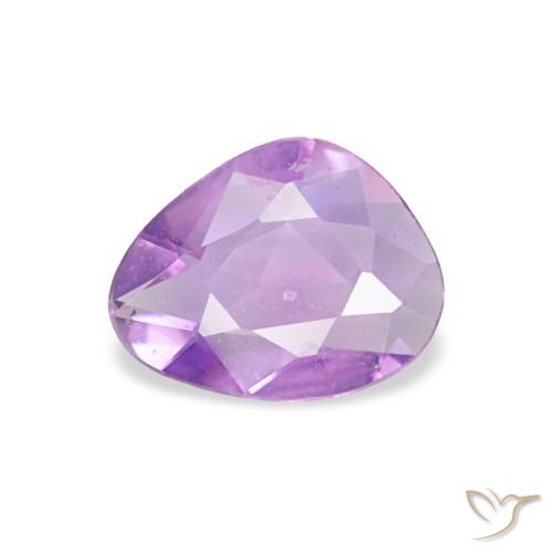 Saphir pourpre naturelle forme fantaisie, 0,37 ct, VVS-VS