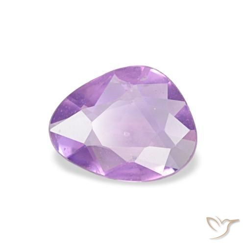 Saphir pourpre naturelle forme fantaisie, 0,37 ct, VVS-VS
