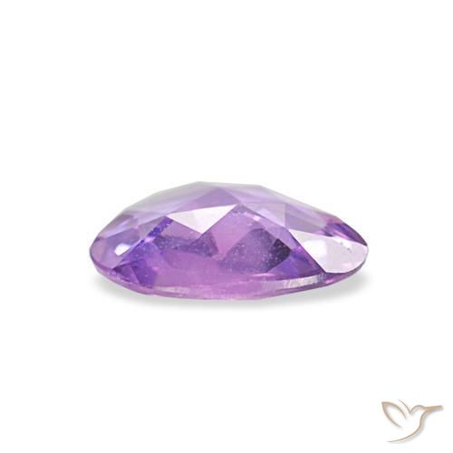 Saphir pourpre naturelle forme fantaisie, 0,37 ct, VVS-VS
