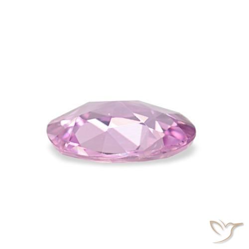 Saphir rose naturelle coupe ovale, 0,51 ct, VVS