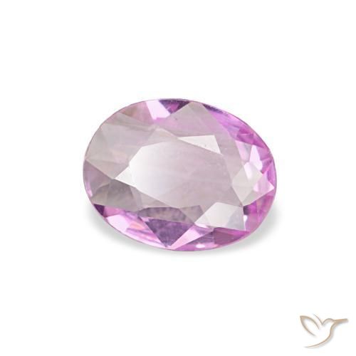 Saphir pourpre naturelle coupe ovale, 0,21 ct, VVS