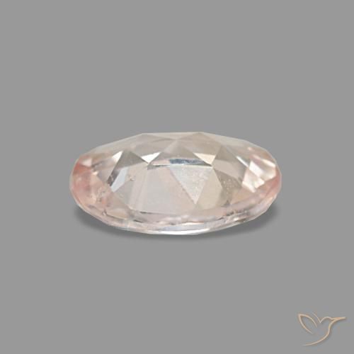 Saphir rose naturelle coupe ovale, 0,59 ct, VS