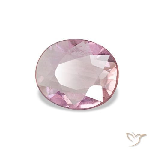 Saphir rose naturelle coupe ovale, 0,44 ct, VS