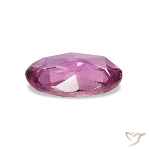 Saphir pourpre naturelle coupe ovale, 0,75 ct, VVS-VS