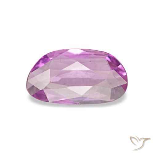 Saphir pourpre naturelle forme fantaisie, 0,39 ct, VVS