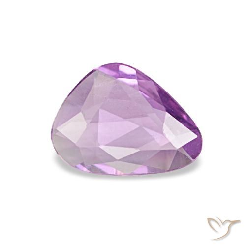 Saphir pourpre naturelle forme fantaisie, 0,45 ct, VVS