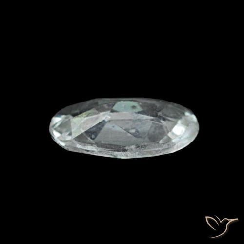 Saphir gris naturelle coupe ovale, 0,37 ct, VVS-VS