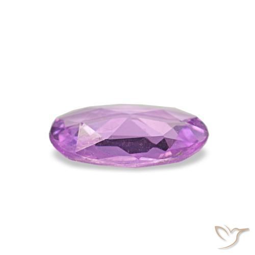 Saphir pourpre naturelle coupe ovale, 0,50 ct, VVS-VS