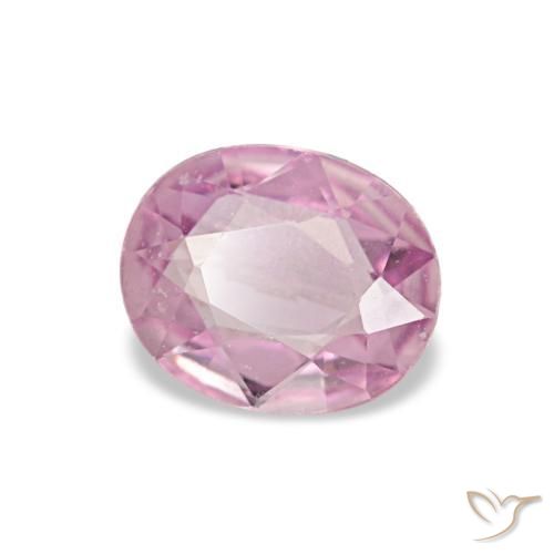 Saphir rose naturelle coupe ovale, 0,59 ct, VVS-VS