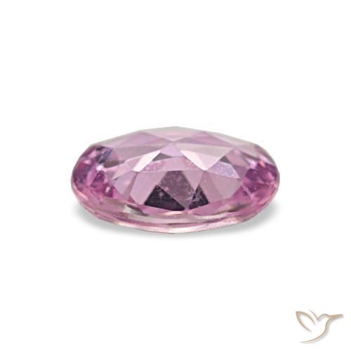 Saphir rose naturelle coupe ovale, 0,59 ct, VVS-VS