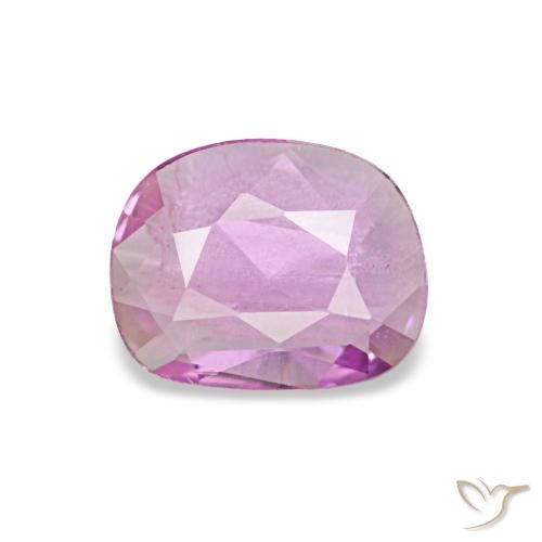 Saphir pourpre naturelle coupe ovale, 0,44 ct, VVS