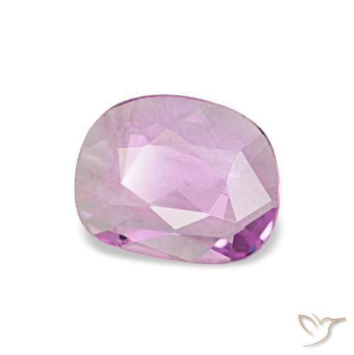 Saphir pourpre naturelle coupe ovale, 0,44 ct, VVS