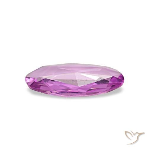 Saphir pourpre naturelle coupe ovale, 0,44 ct, VVS