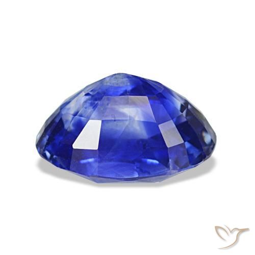 Saphir bleue naturelle coupe ovale, 1,41 ct, VS