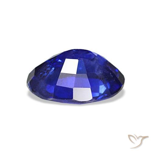Saphir bleue naturelle coupe ovale, 1,43 ct, VS