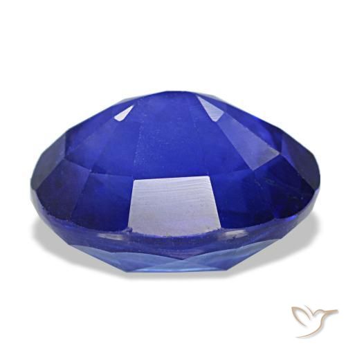 Saphir bleue naturelle coupe ovale, 5,48 ct, VS