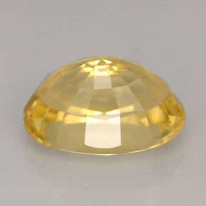 Scapolite jaune naturelle coupe ovale, 5,53 ct, VVS-VS