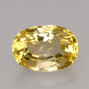 Scapolite jaune naturelle coupe ovale, 3,48 ct, VVS-VS
