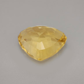 Scapolite jaune naturelle trillion, 4,85 ct, VVS-VS