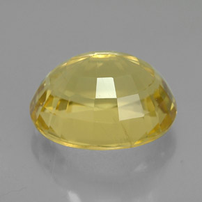 Scapolite jaune naturelle coupe ovale, 4,81 ct, VS