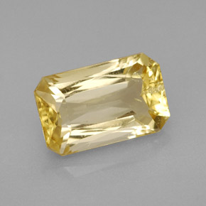 Scapolite jaune naturelle taille émeraude, 3,24 ct, VS-SI
