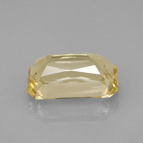 Scapolite jaune naturelle taille émeraude, 3,24 ct, VS-SI