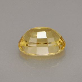 Scapolite jaune naturelle coupe ovale, 2,89 ct, VVS-VS