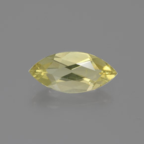Scapolite jaune naturelle marquise, 1,04 ct, VVS-VS